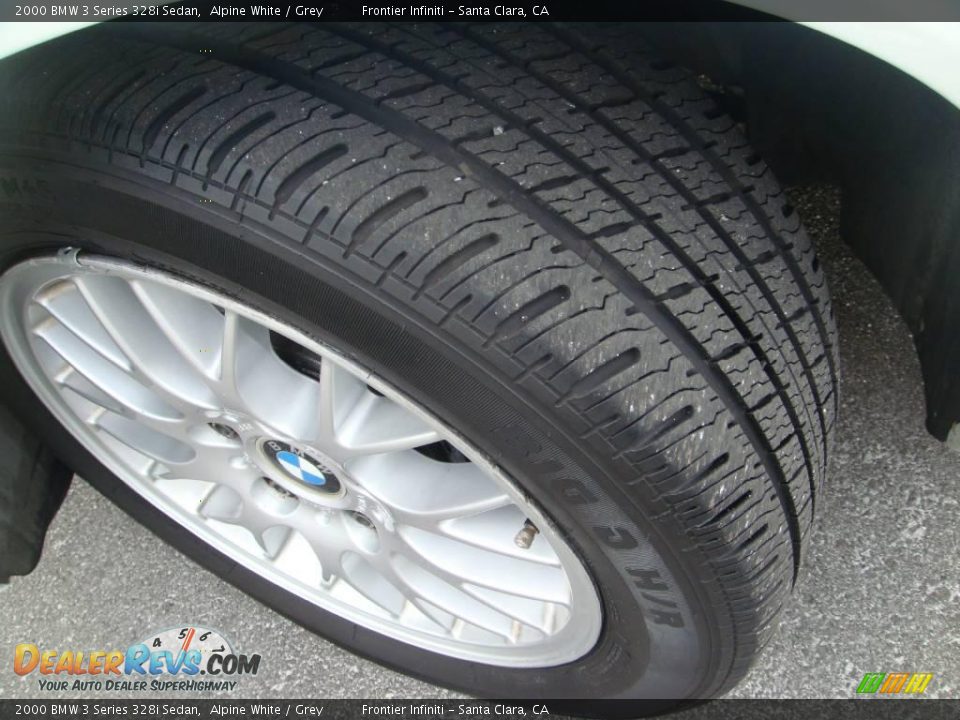2000 BMW 3 Series 328i Sedan Alpine White / Grey Photo #22