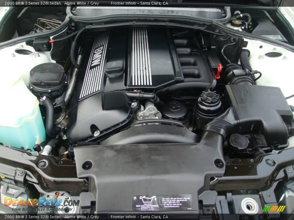 2000 BMW 3 Series 328i Sedan Alpine White / Grey Photo #23