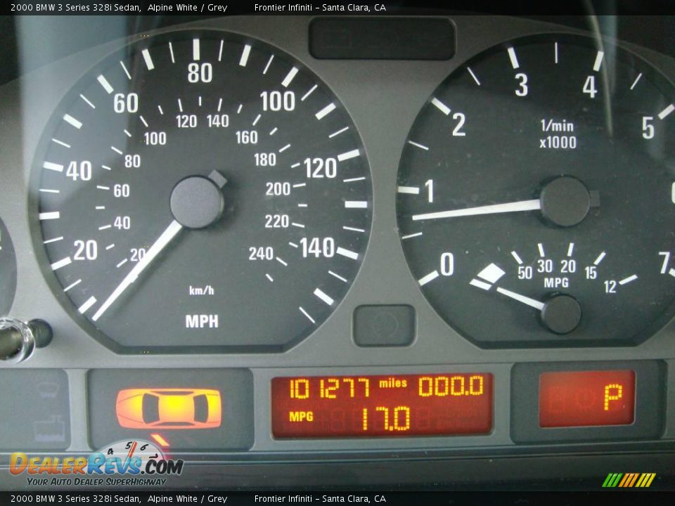 2000 BMW 3 Series 328i Sedan Alpine White / Grey Photo #25