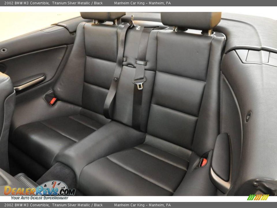 2002 BMW M3 Convertible Titanium Silver Metallic / Black Photo #9