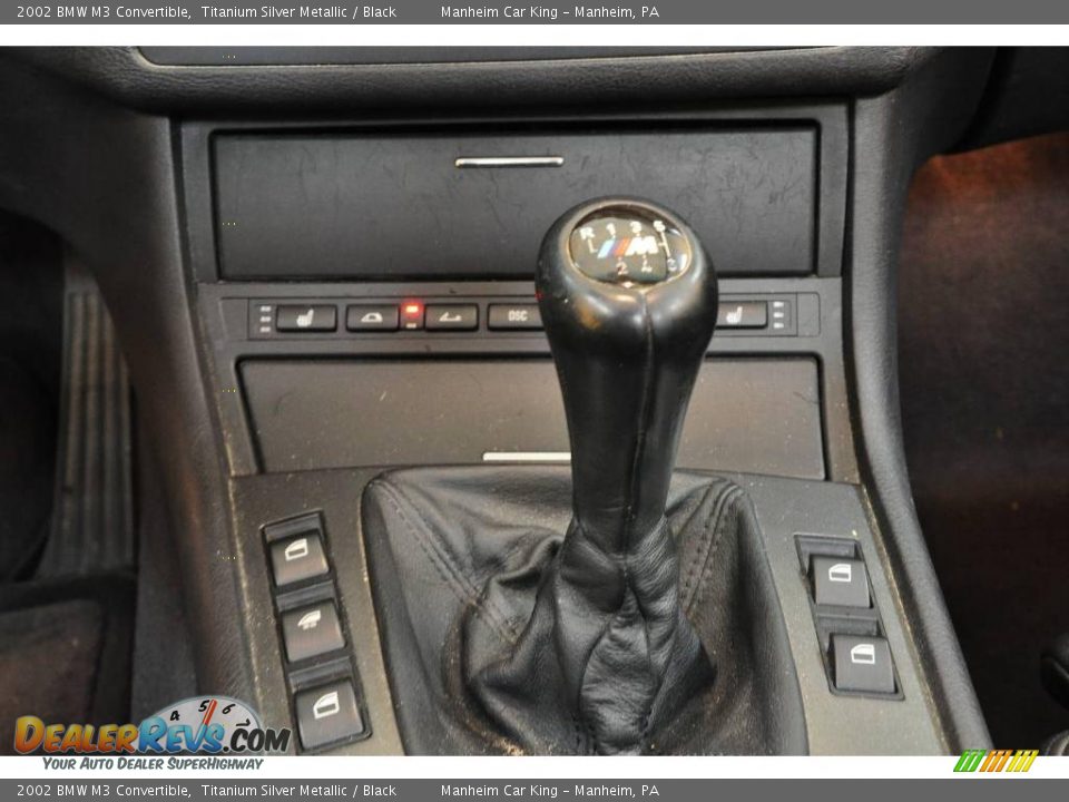 2002 BMW M3 Convertible Titanium Silver Metallic / Black Photo #15
