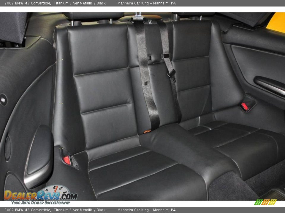 2002 BMW M3 Convertible Titanium Silver Metallic / Black Photo #17
