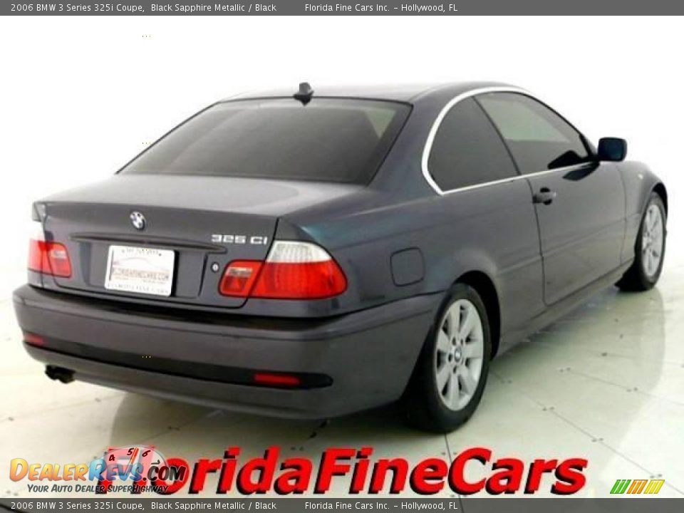 2006 BMW 3 Series 325i Coupe Black Sapphire Metallic / Black Photo #2