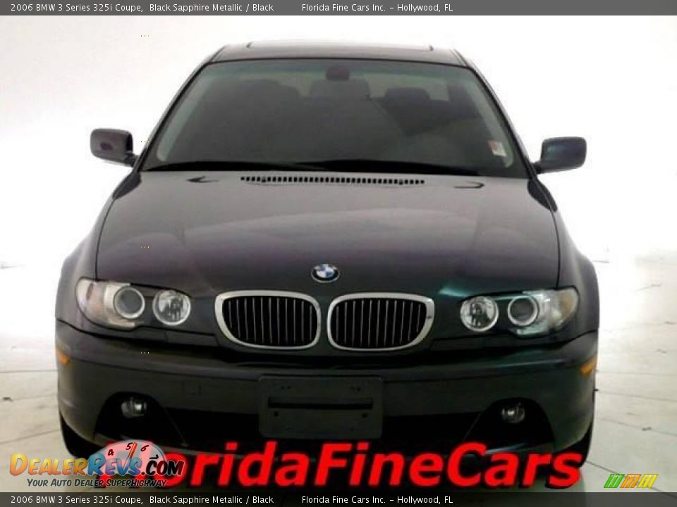 2006 BMW 3 Series 325i Coupe Black Sapphire Metallic / Black Photo #5