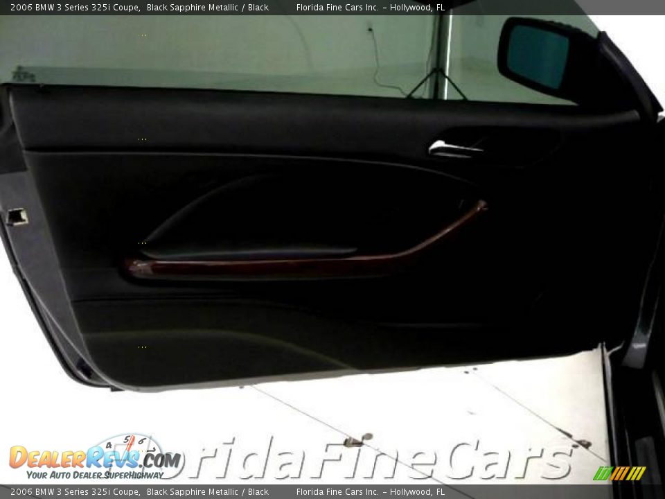 2006 BMW 3 Series 325i Coupe Black Sapphire Metallic / Black Photo #11