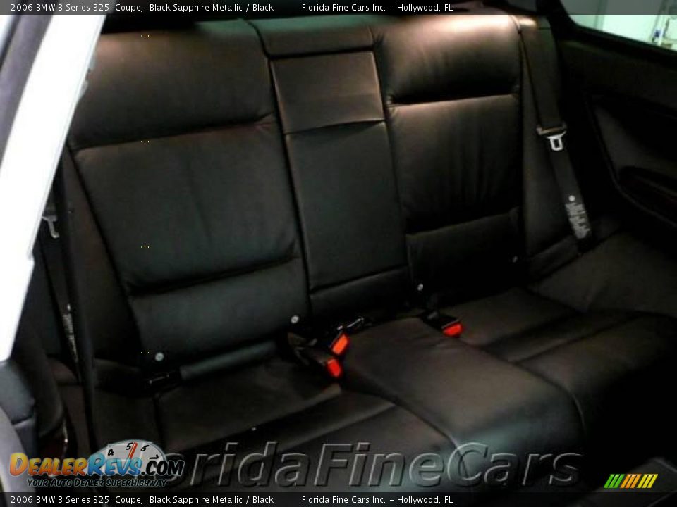 2006 BMW 3 Series 325i Coupe Black Sapphire Metallic / Black Photo #14