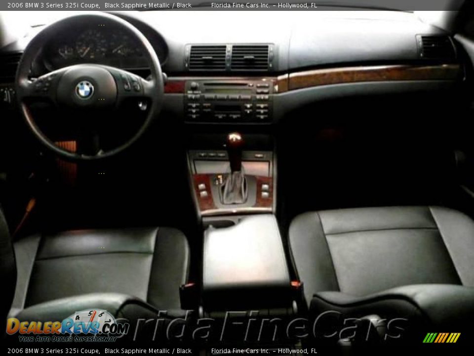 2006 BMW 3 Series 325i Coupe Black Sapphire Metallic / Black Photo #15