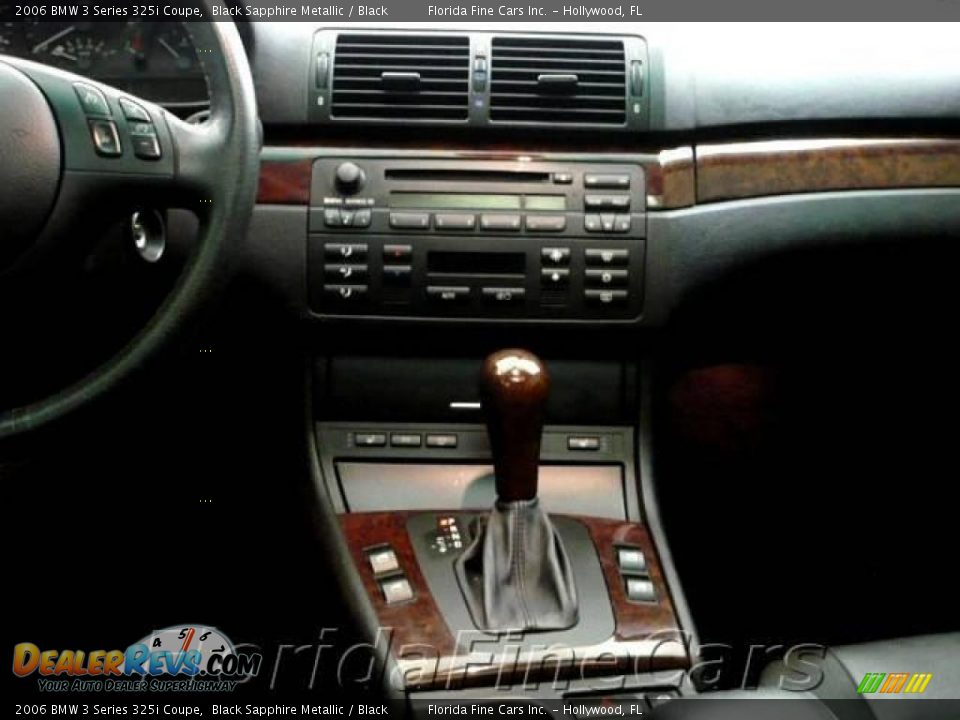 2006 BMW 3 Series 325i Coupe Black Sapphire Metallic / Black Photo #17