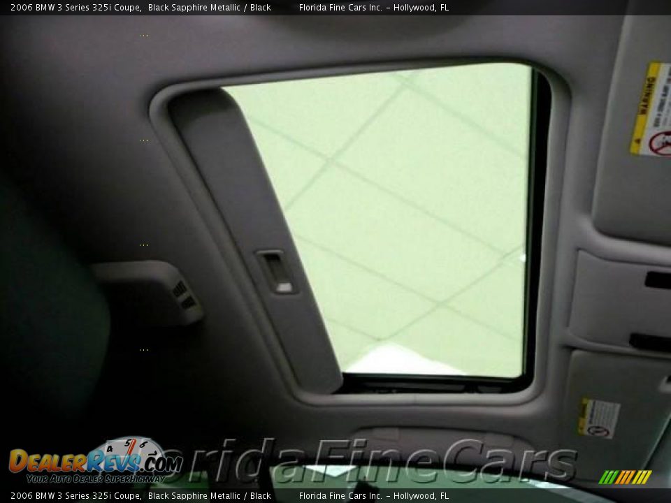 2006 BMW 3 Series 325i Coupe Black Sapphire Metallic / Black Photo #18