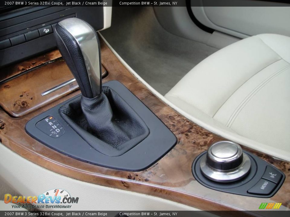 2007 BMW 3 Series 328xi Coupe Jet Black / Cream Beige Photo #14