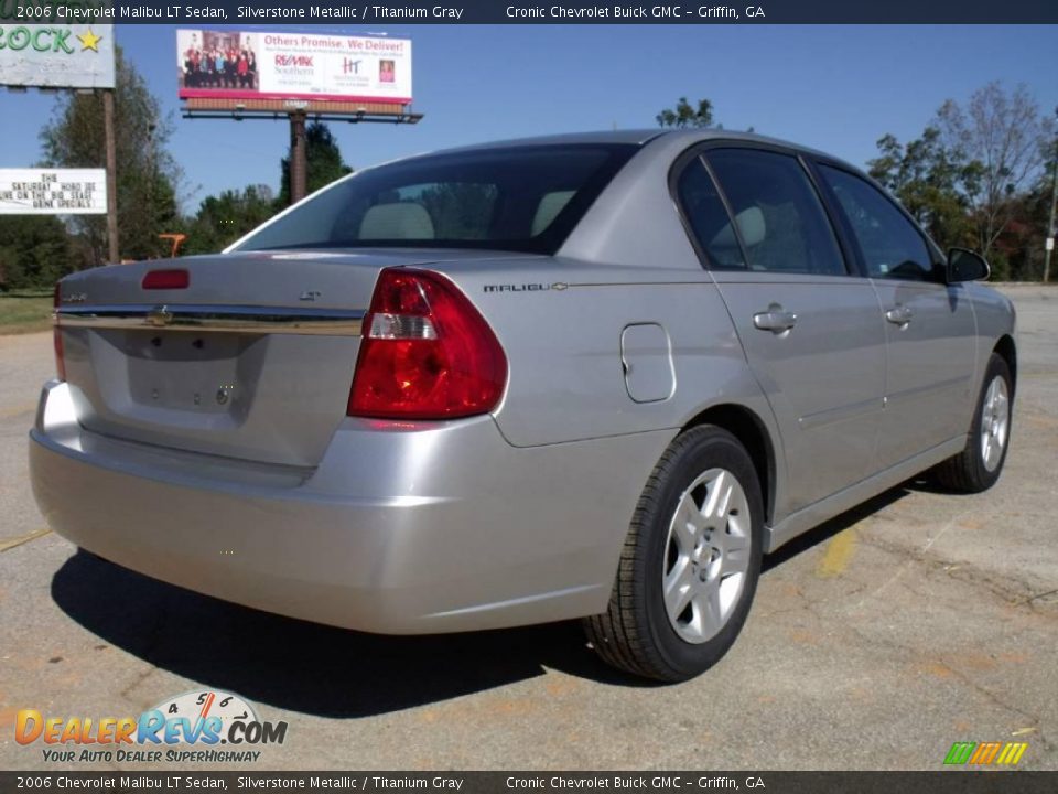 2006 Chevrolet Malibu LT Sedan Silverstone Metallic / Titanium Gray Photo #5