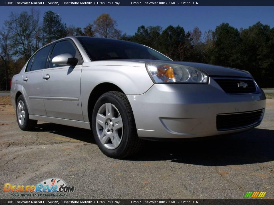 2006 Chevrolet Malibu LT Sedan Silverstone Metallic / Titanium Gray Photo #7
