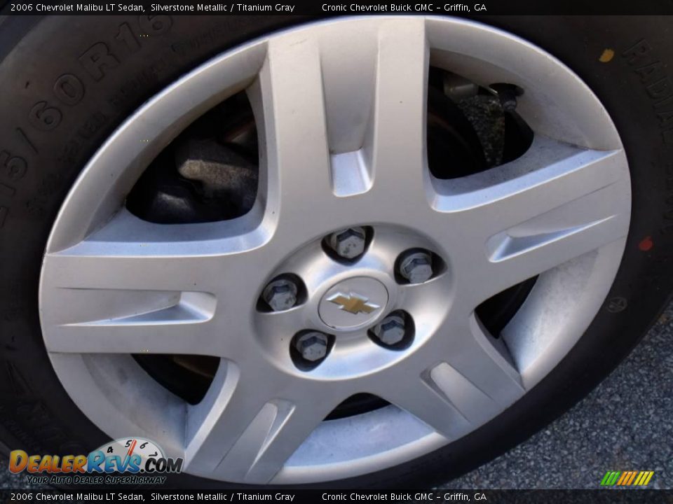 2006 Chevrolet Malibu LT Sedan Silverstone Metallic / Titanium Gray Photo #9