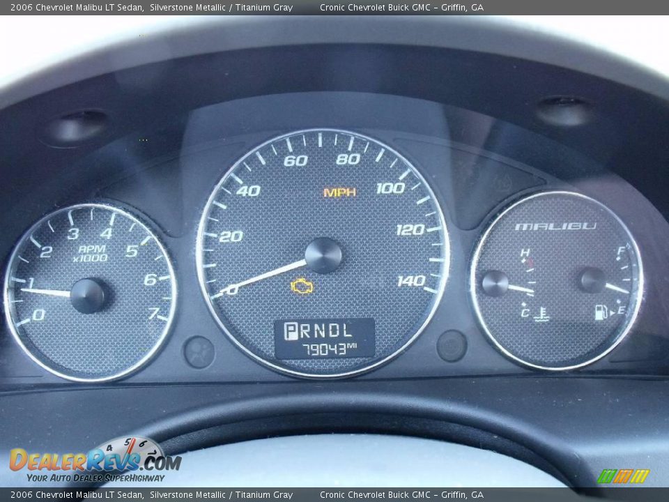 2006 Chevrolet Malibu LT Sedan Silverstone Metallic / Titanium Gray Photo #17
