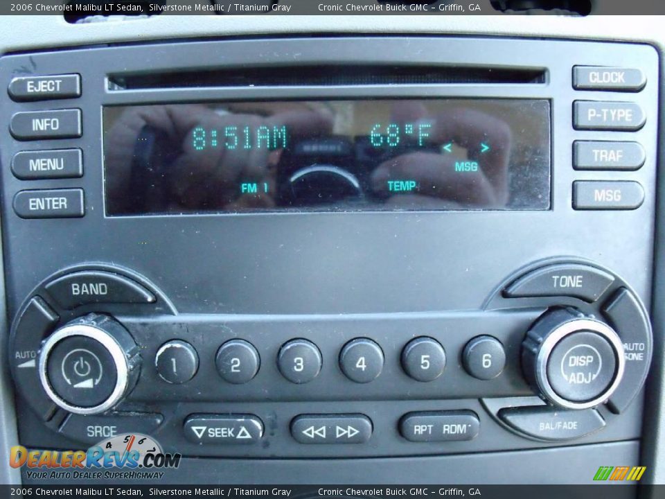 2006 Chevrolet Malibu LT Sedan Silverstone Metallic / Titanium Gray Photo #18