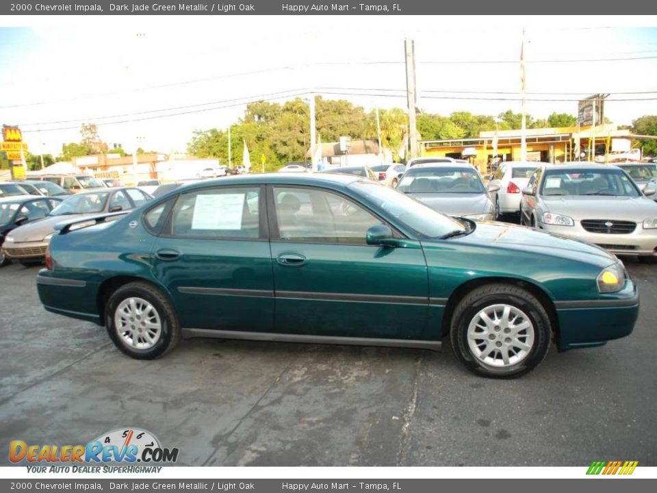 2000 Chevrolet Impala Dark Jade Green Metallic / Light Oak Photo #1