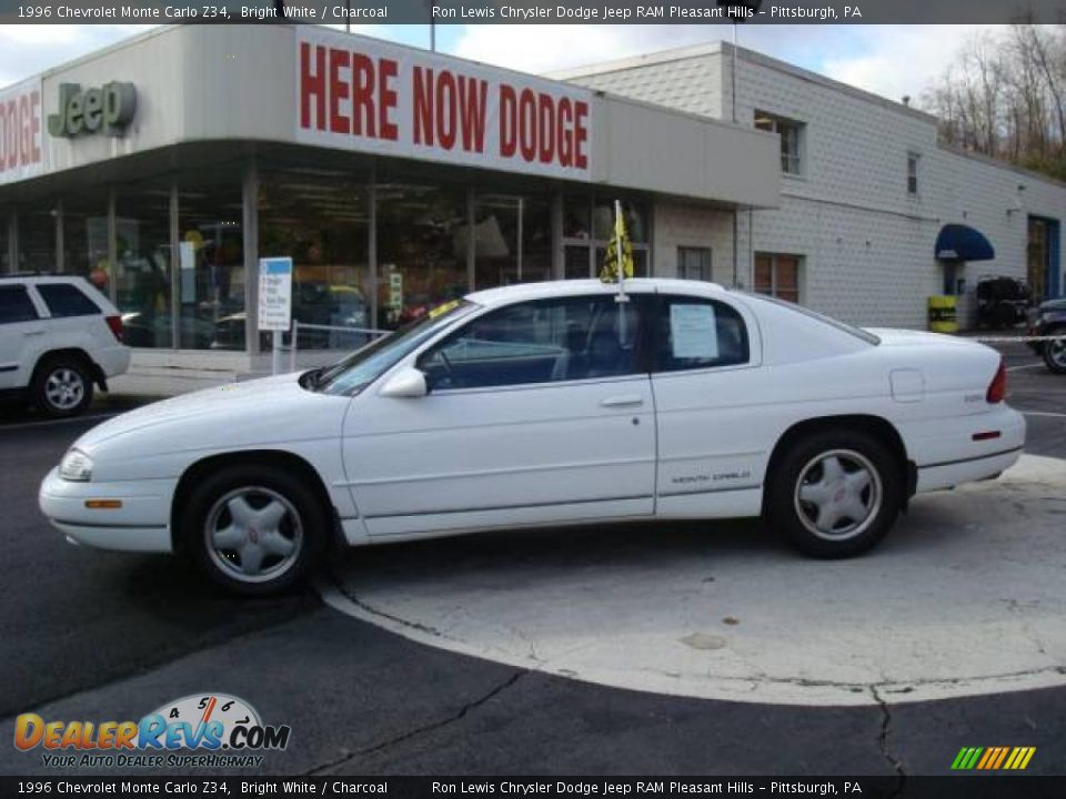 1996 Chevrolet Monte Carlo Z34 Bright White / Charcoal Photo #1