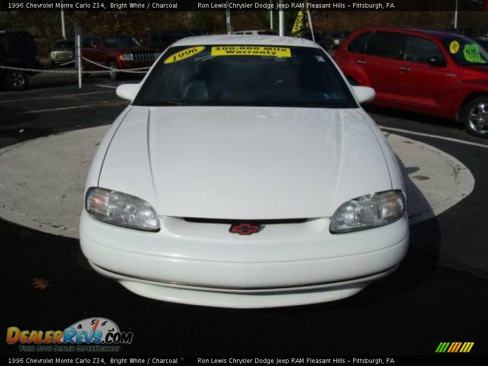 1996 Chevrolet Monte Carlo Z34 Bright White / Charcoal Photo #7