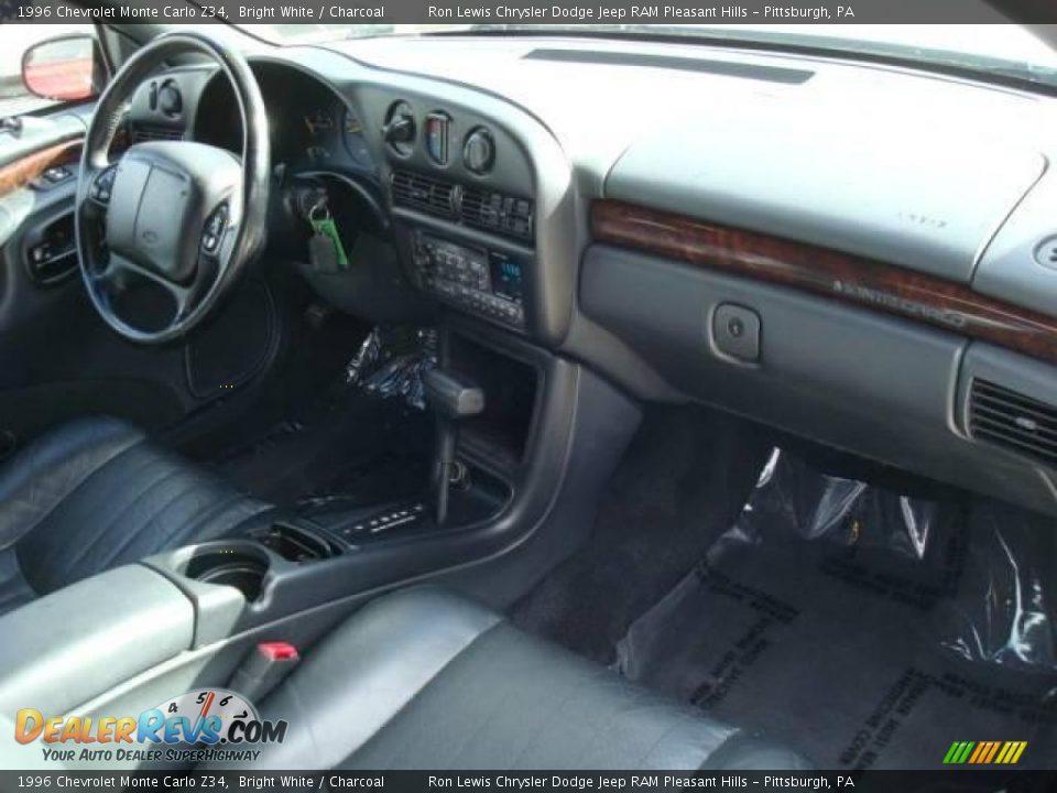 1996 Chevrolet Monte Carlo Z34 Bright White / Charcoal Photo #14