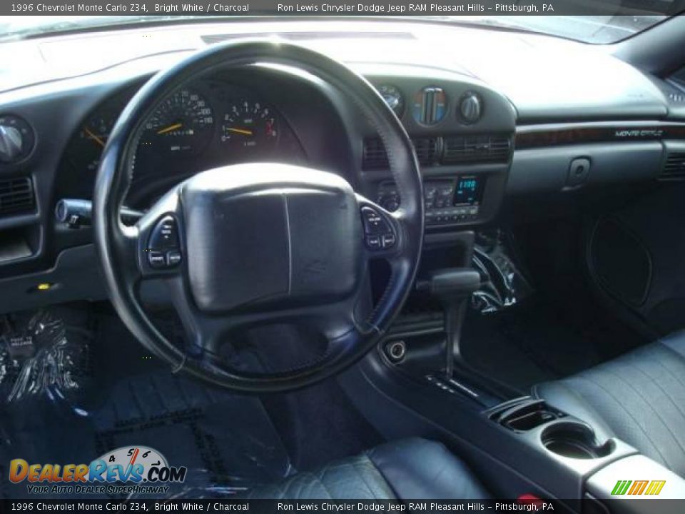 1996 Chevrolet Monte Carlo Z34 Bright White / Charcoal Photo #19