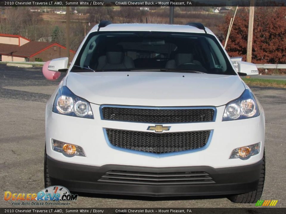 2010 Chevrolet Traverse LT AWD Summit White / Ebony Photo #10