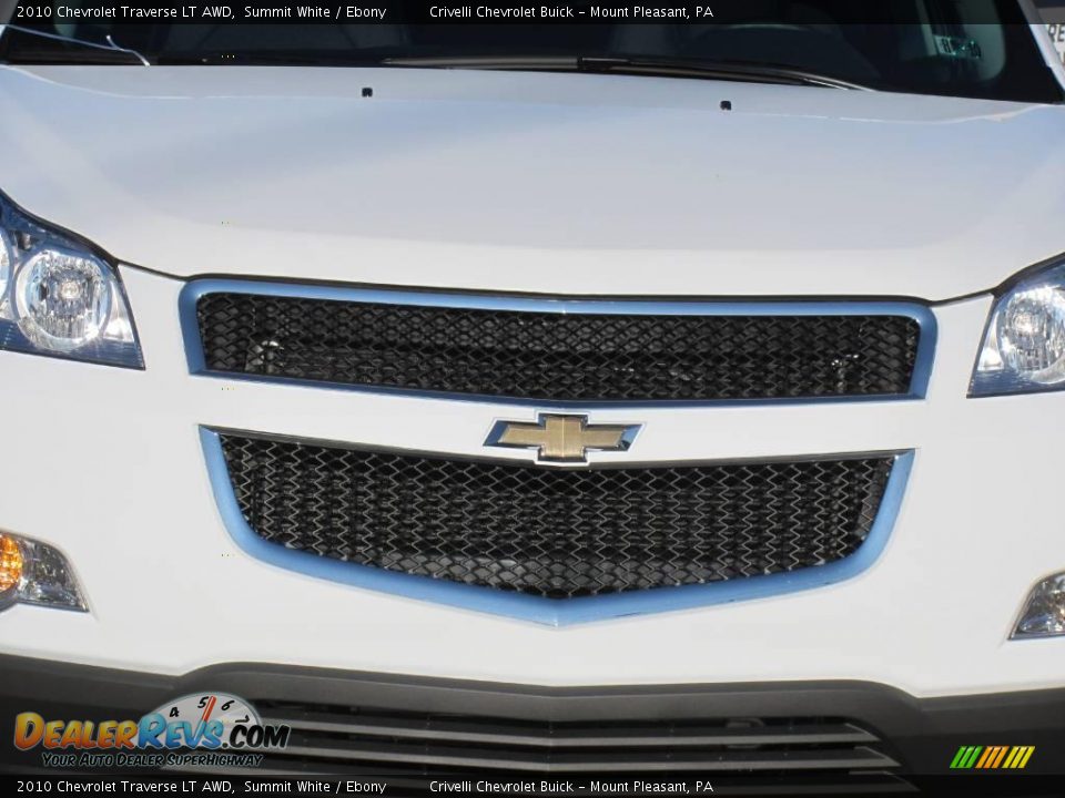 2010 Chevrolet Traverse LT AWD Summit White / Ebony Photo #11