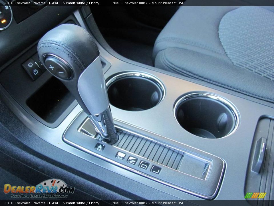 2010 Chevrolet Traverse LT AWD Summit White / Ebony Photo #17