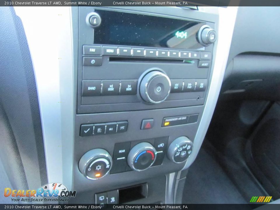2010 Chevrolet Traverse LT AWD Summit White / Ebony Photo #18