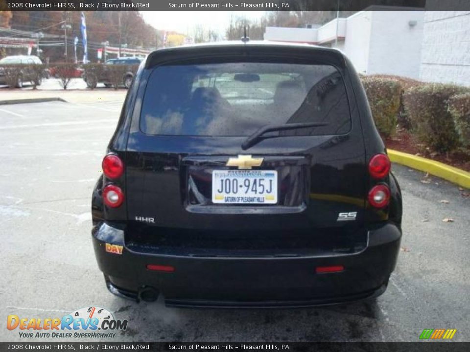 2008 Chevrolet HHR SS Black / Ebony Black/Red Photo #3