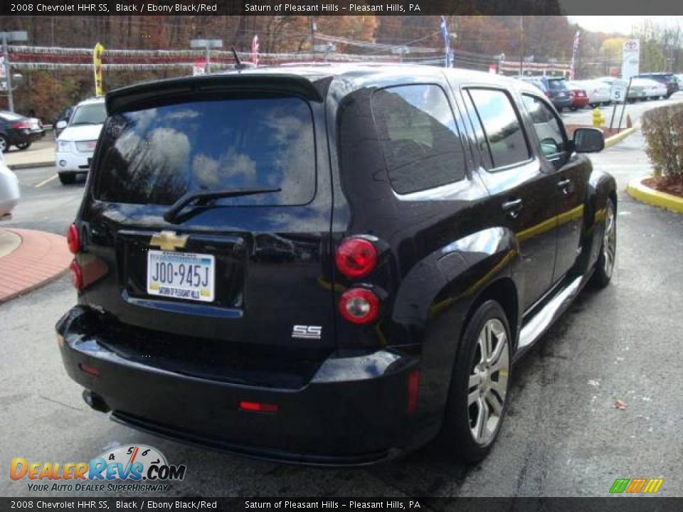 2008 Chevrolet HHR SS Black / Ebony Black/Red Photo #4