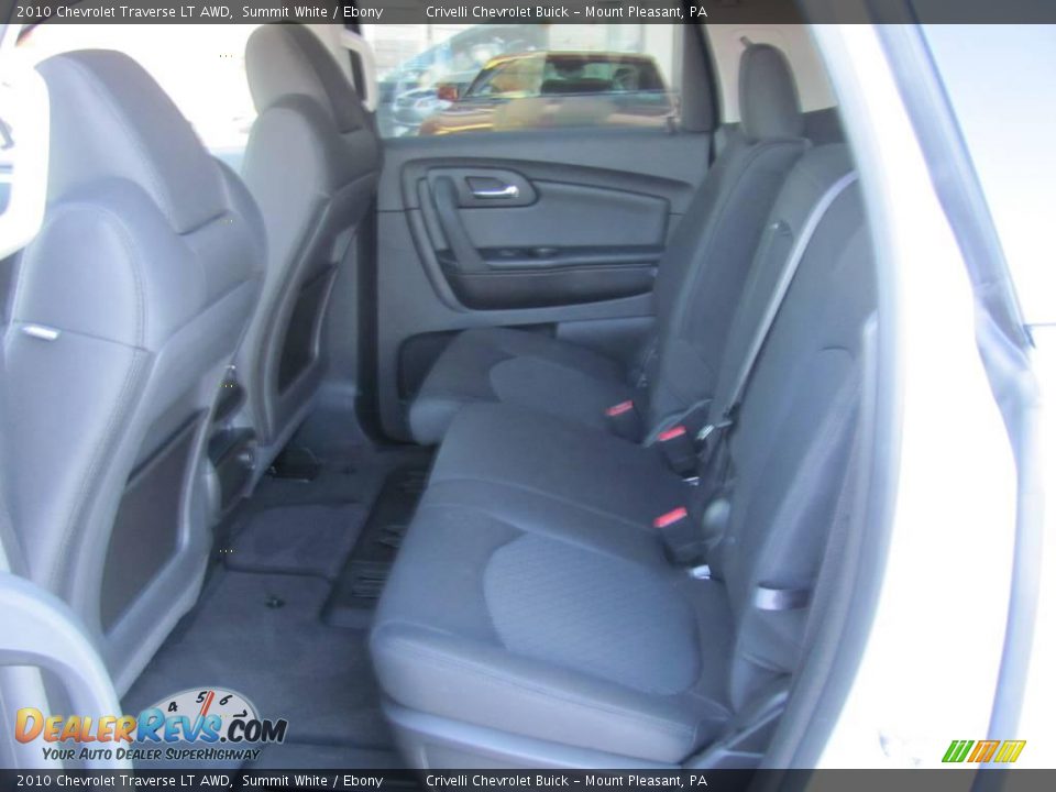 2010 Chevrolet Traverse LT AWD Summit White / Ebony Photo #22