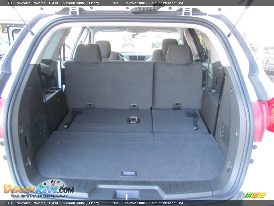 2010 Chevrolet Traverse LT AWD Summit White / Ebony Photo #27