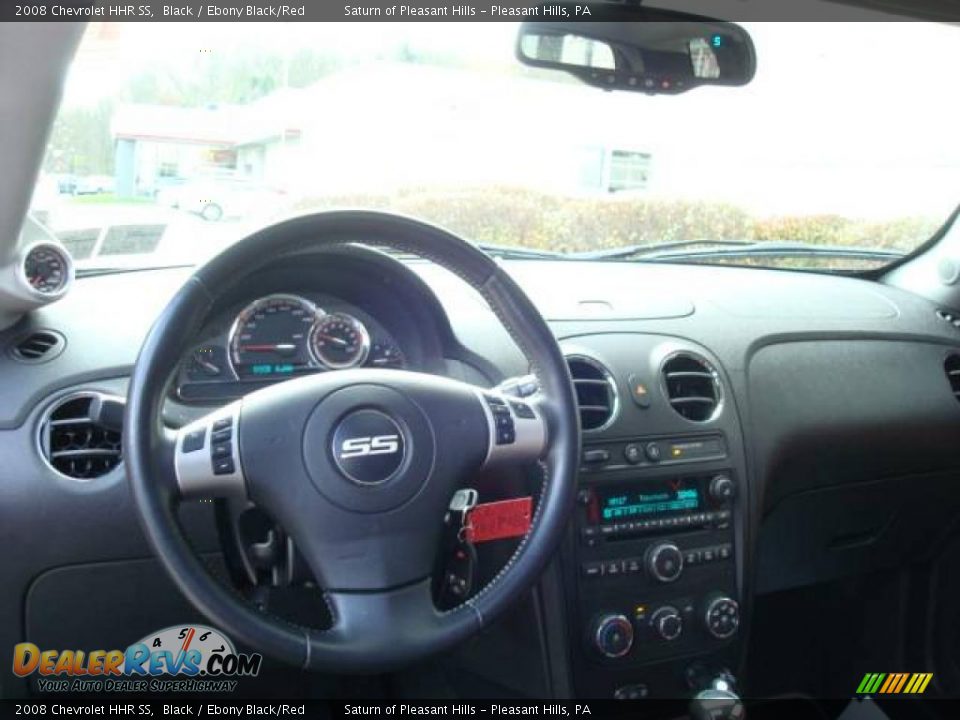 2008 Chevrolet HHR SS Black / Ebony Black/Red Photo #10