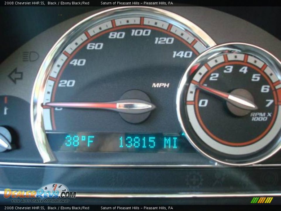 2008 Chevrolet HHR SS Black / Ebony Black/Red Photo #15