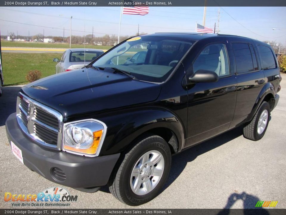 2004 Dodge Durango ST Black / Medium Slate Gray Photo #1