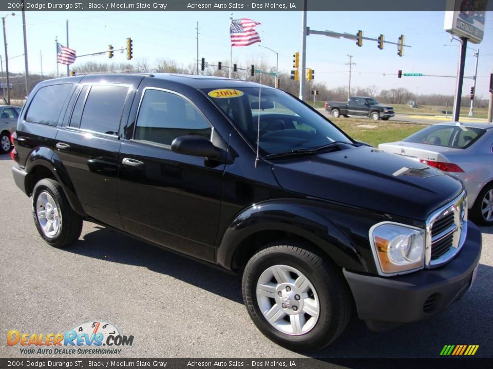 2004 Dodge Durango ST Black / Medium Slate Gray Photo #8