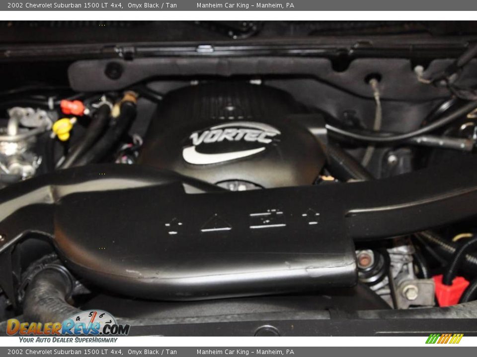 2002 Chevrolet Suburban 1500 LT 4x4 Onyx Black / Tan Photo #29
