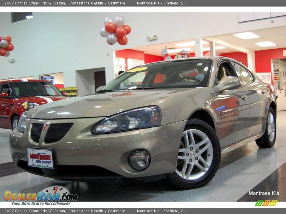 2007 Pontiac Grand Prix GT Sedan Bronzestone Metallic / Cashmere Photo #2