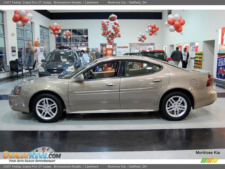 2007 Pontiac Grand Prix GT Sedan Bronzestone Metallic / Cashmere Photo #3