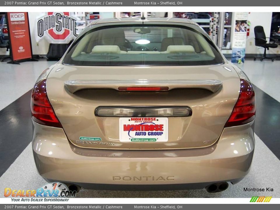 2007 Pontiac Grand Prix GT Sedan Bronzestone Metallic / Cashmere Photo #5