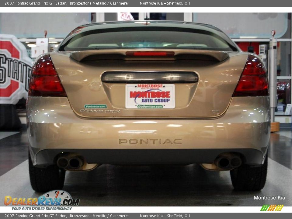 2007 Pontiac Grand Prix GT Sedan Bronzestone Metallic / Cashmere Photo #6