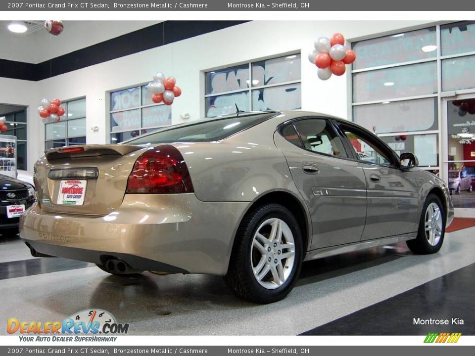 2007 Pontiac Grand Prix GT Sedan Bronzestone Metallic / Cashmere Photo #7