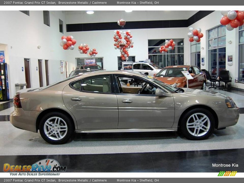 2007 Pontiac Grand Prix GT Sedan Bronzestone Metallic / Cashmere Photo #8