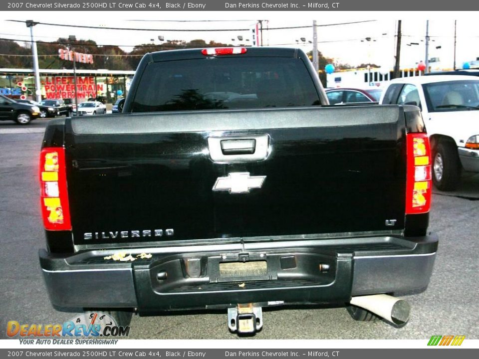 2007 Chevrolet Silverado 2500HD LT Crew Cab 4x4 Black / Ebony Photo #5