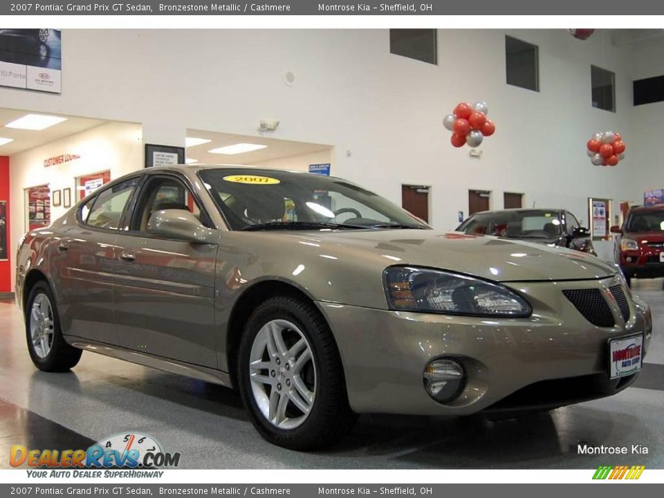 2007 Pontiac Grand Prix GT Sedan Bronzestone Metallic / Cashmere Photo #9