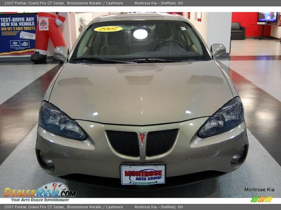 2007 Pontiac Grand Prix GT Sedan Bronzestone Metallic / Cashmere Photo #10