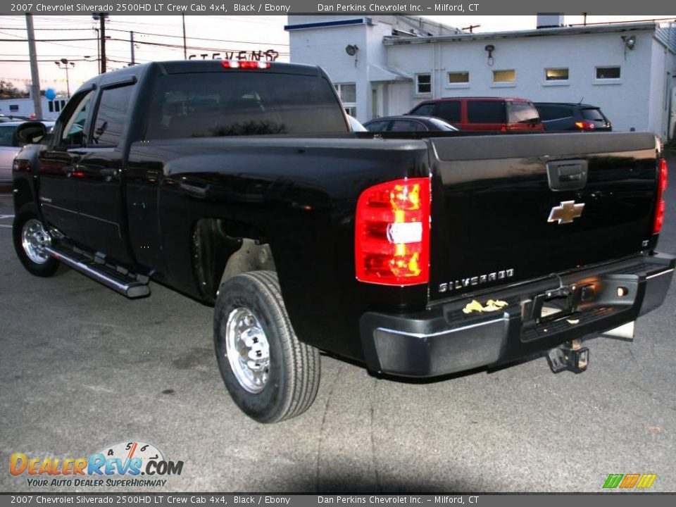 2007 Chevrolet Silverado 2500HD LT Crew Cab 4x4 Black / Ebony Photo #7