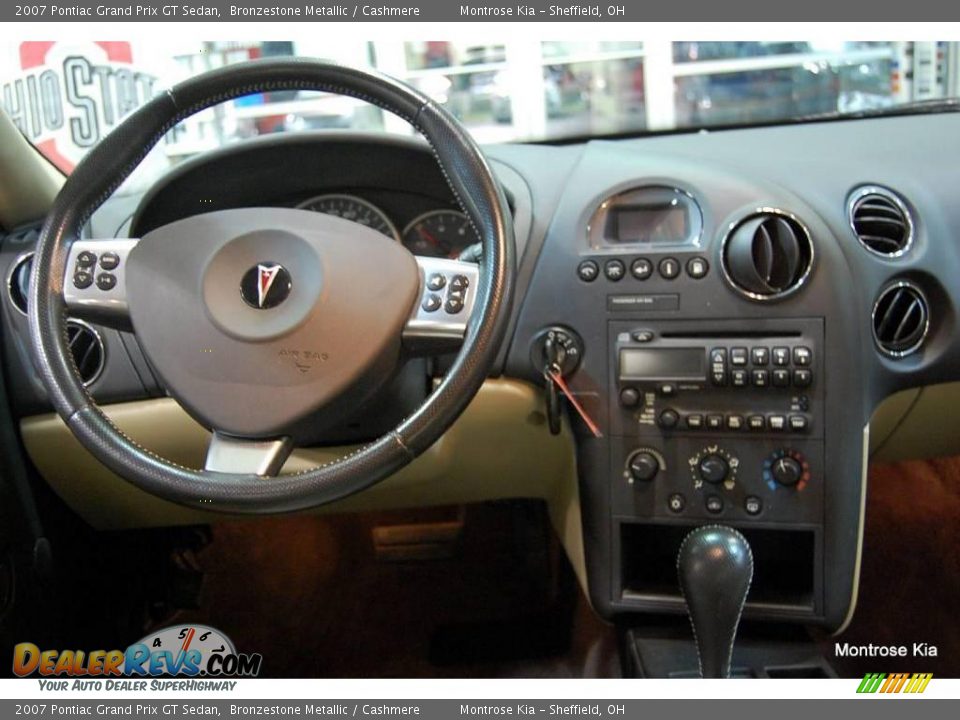2007 Pontiac Grand Prix GT Sedan Bronzestone Metallic / Cashmere Photo #12