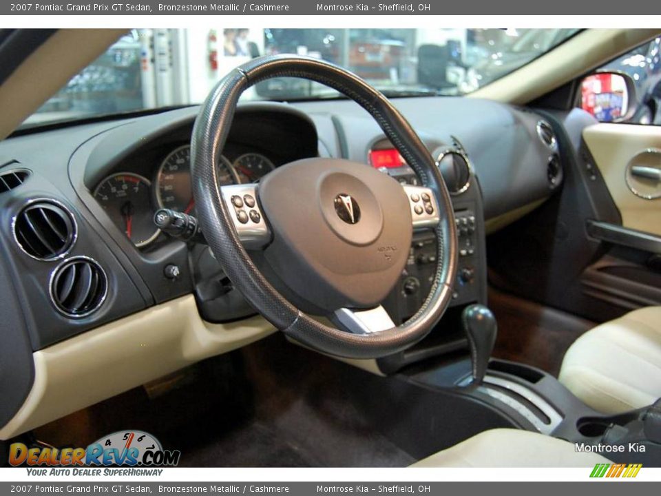 2007 Pontiac Grand Prix GT Sedan Bronzestone Metallic / Cashmere Photo #13