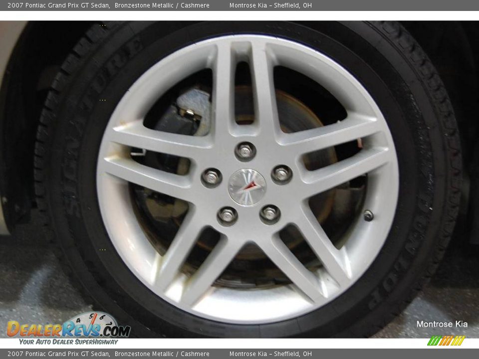 2007 Pontiac Grand Prix GT Sedan Bronzestone Metallic / Cashmere Photo #15